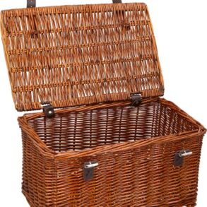 Bicycle Gear Fietsmand - Bakkersmand - Bruin - Riet - 45 x 30 x 25 cm
