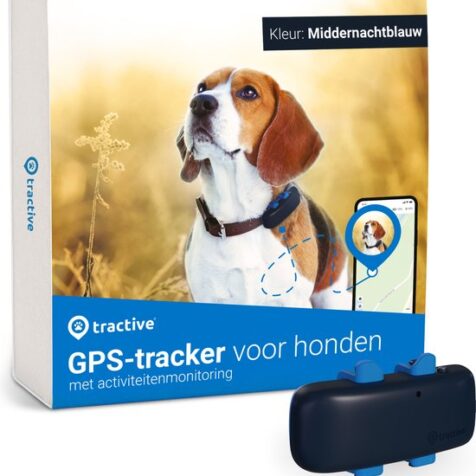 Tractive GPS DOG 4 - Hondentracker en Activiteitenmonitor - Middernachtblauw