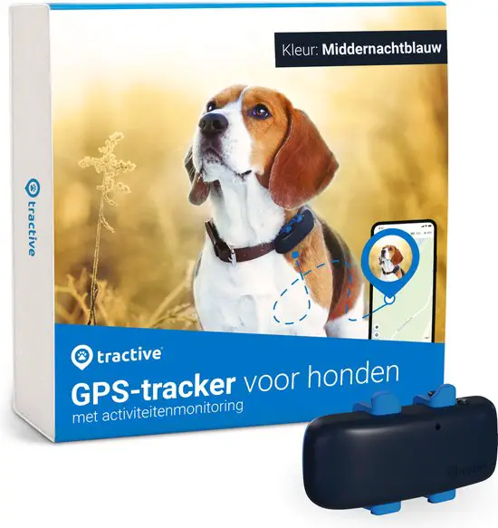 Tractive GPS DOG 4 - Hondentracker en Activiteitenmonitor - Middernachtblauw